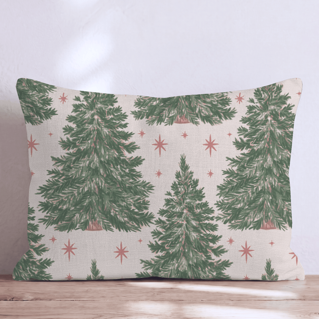 Starlight Spruce Throw Pillow throw pillow - Hillcroft Home