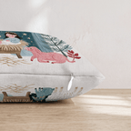 Starlit Manger Scene Throw Pillow - Hillcroft Home