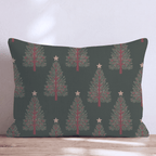 Starlit Spruce Grove Throw Pillow throw pillow - Hillcroft Home