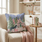 Starlit Stable Foals Throw Pillow - Hillcroft Home