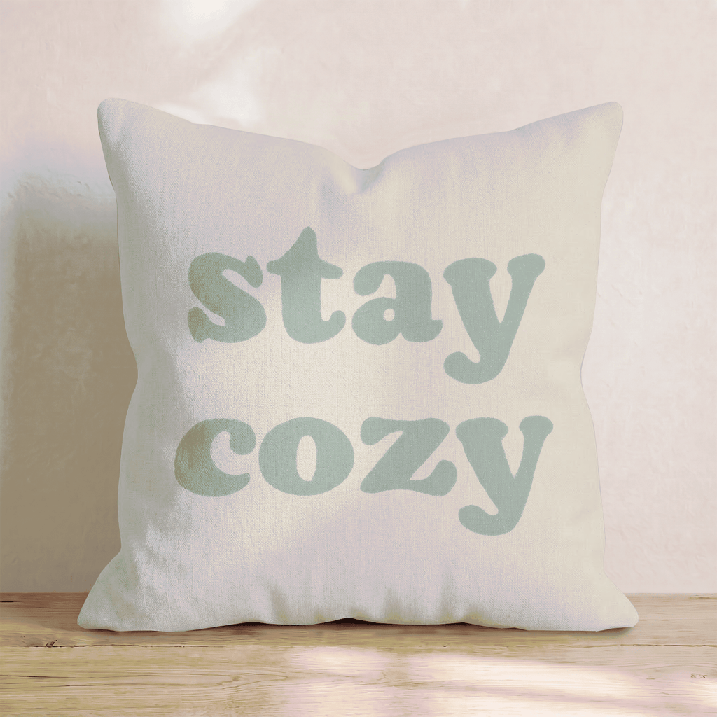 Stay Cozy Throw Pillow - Hillcroft Home