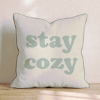 Stay Cozy Throw Pillow - Hillcroft Home