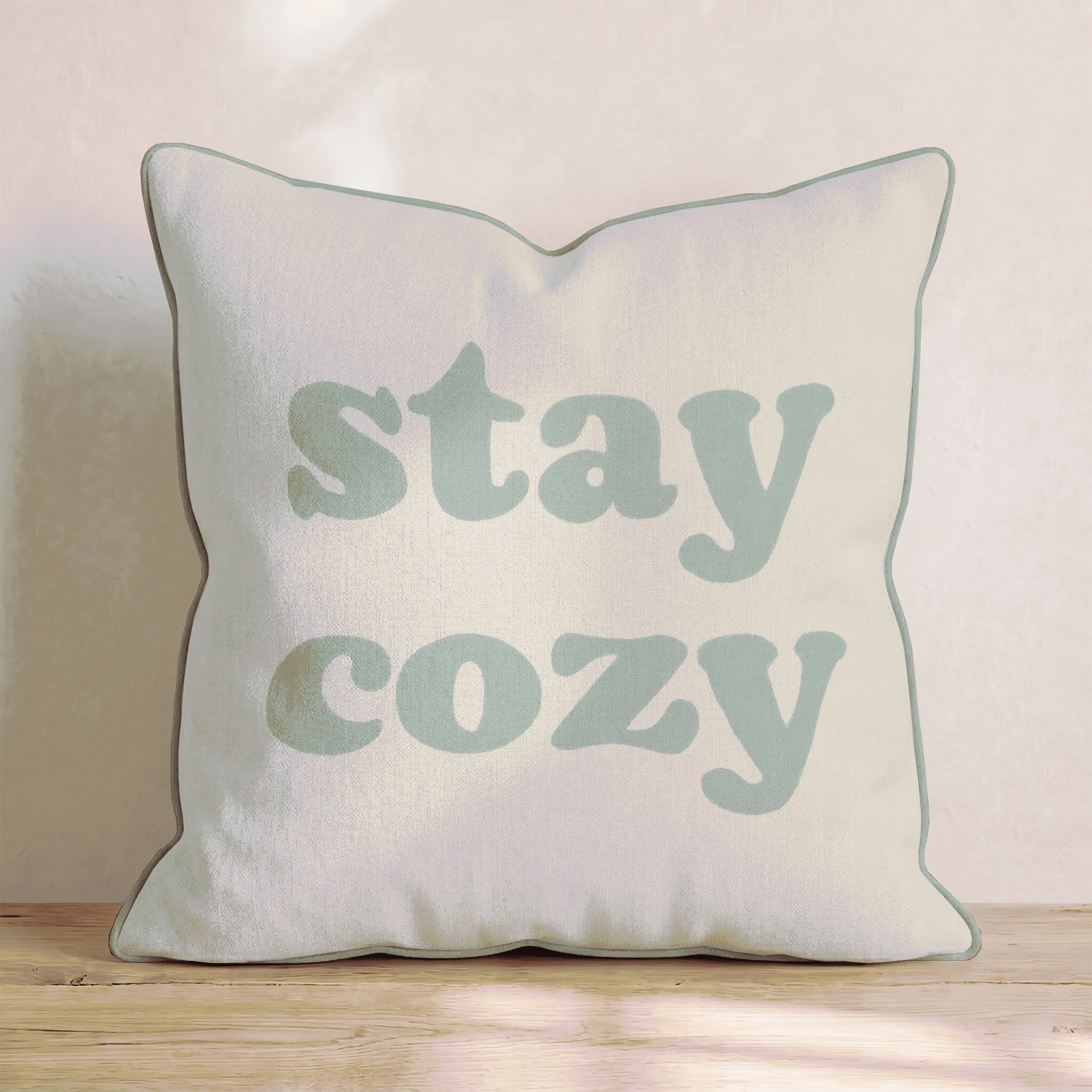 Stay Cozy Throw Pillow - Hillcroft Home