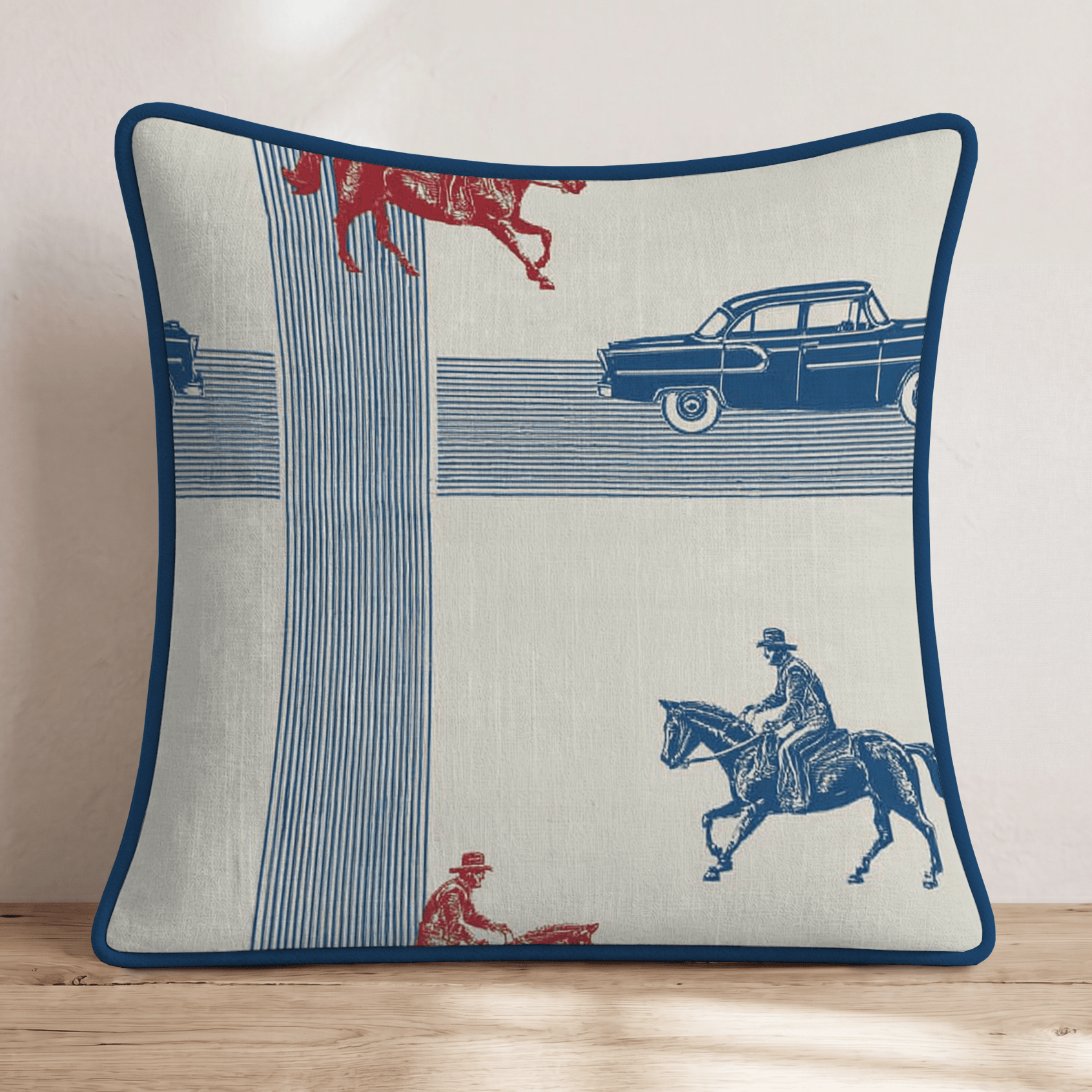Staying In the Lane Throw Pillow - Hillcroft Home