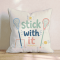 Stick With It Throw Pillow - Hillcroft Home