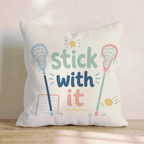 Stick With It Throw Pillow - Hillcroft Home