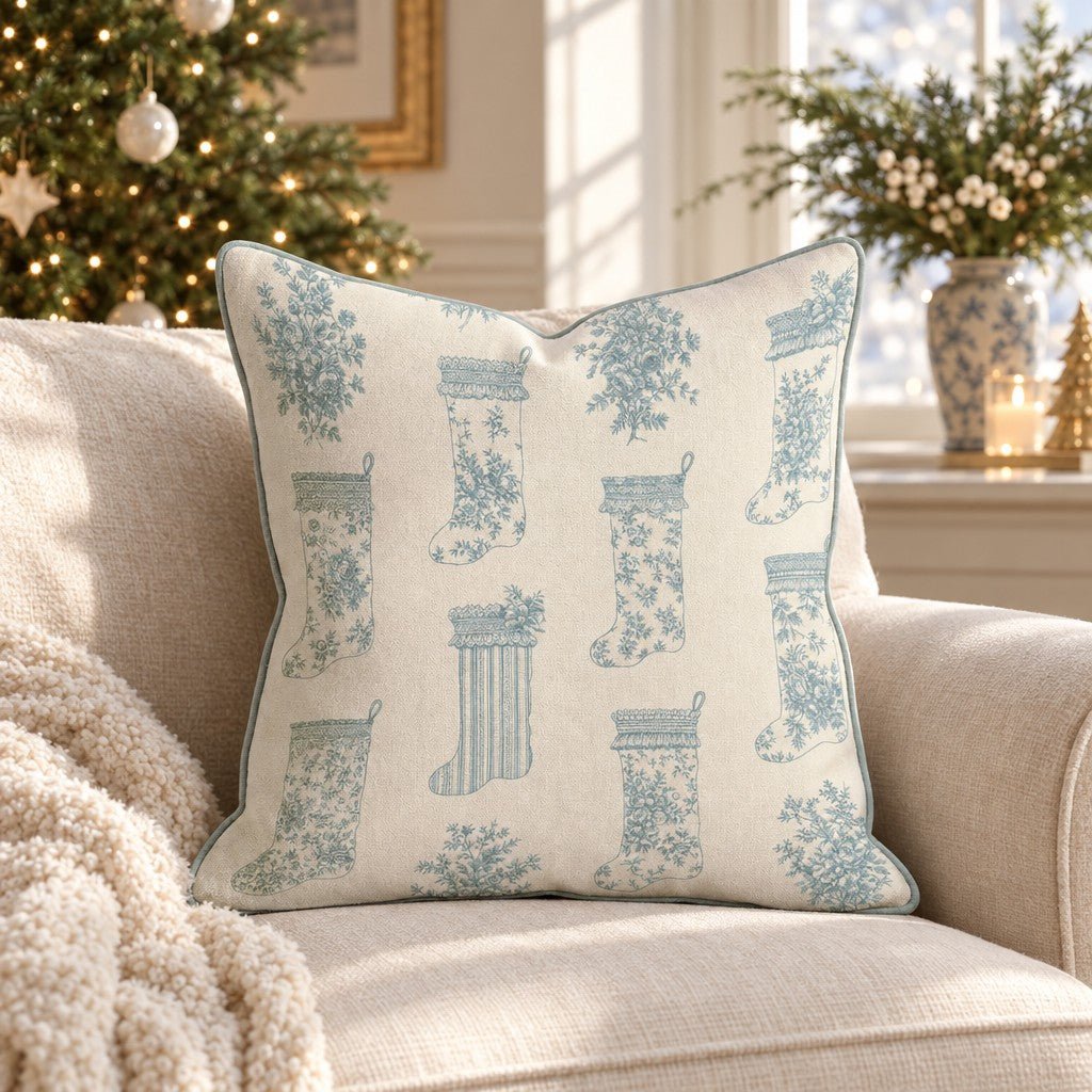 Stocking Up Throw Pillow throw pillow - Hillcroft Home