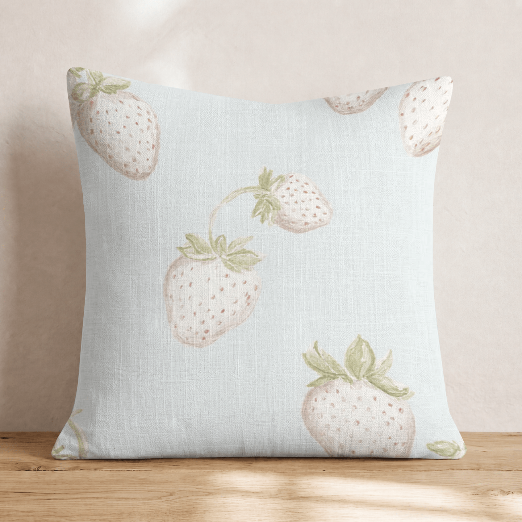 Strawberry Friends Throw Pillow - Hillcroft Home