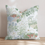 Strawberry Picnic Throw Pillow - Hillcroft Home