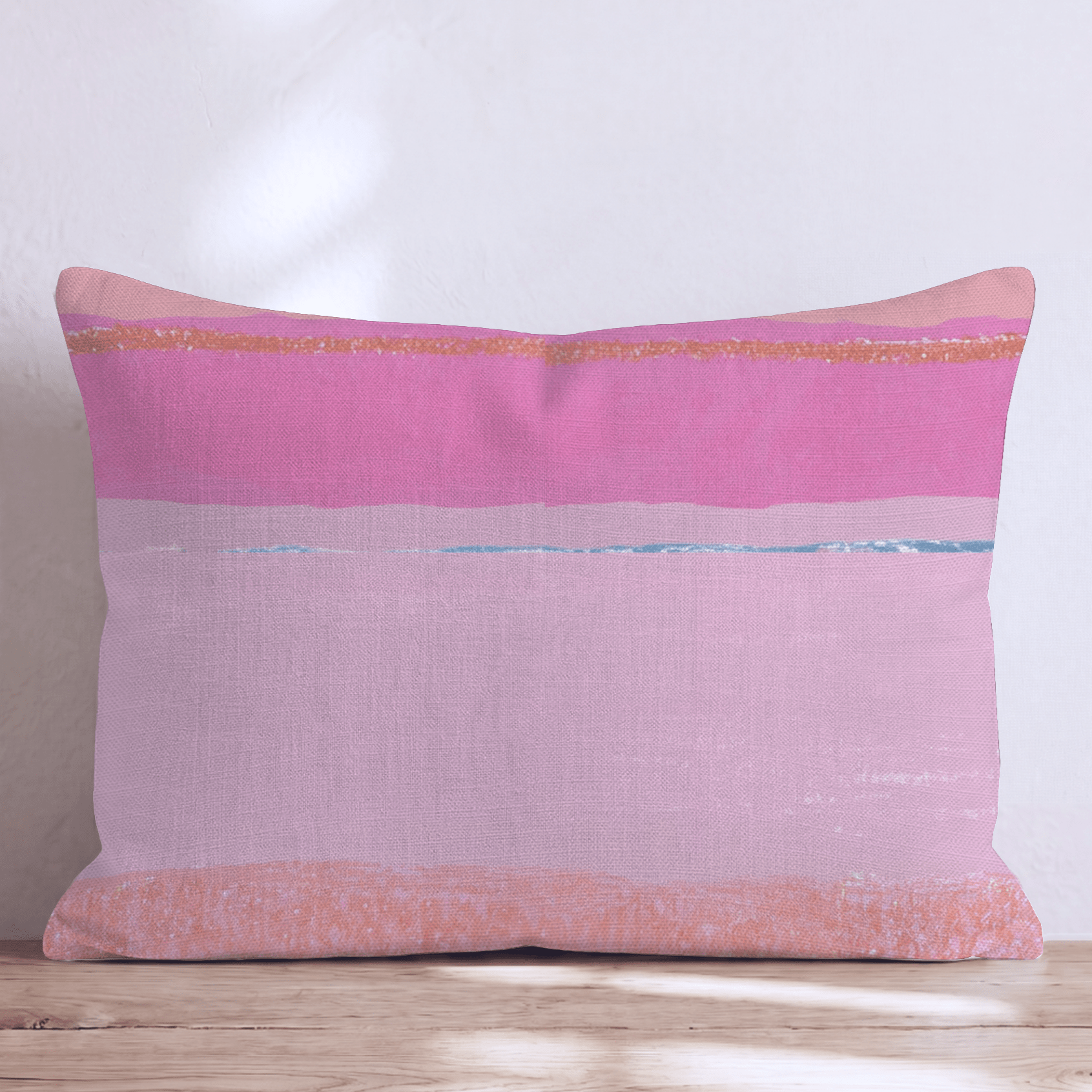 Striped Sunset Throw Pillow - Hillcroft Home