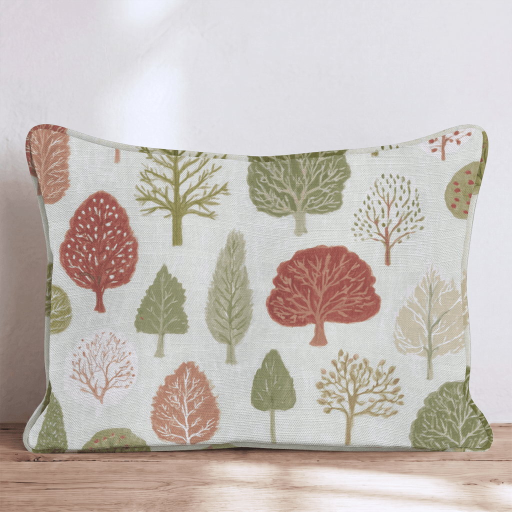 Strolling the Orchard Throw Pillow - Hillcroft Home