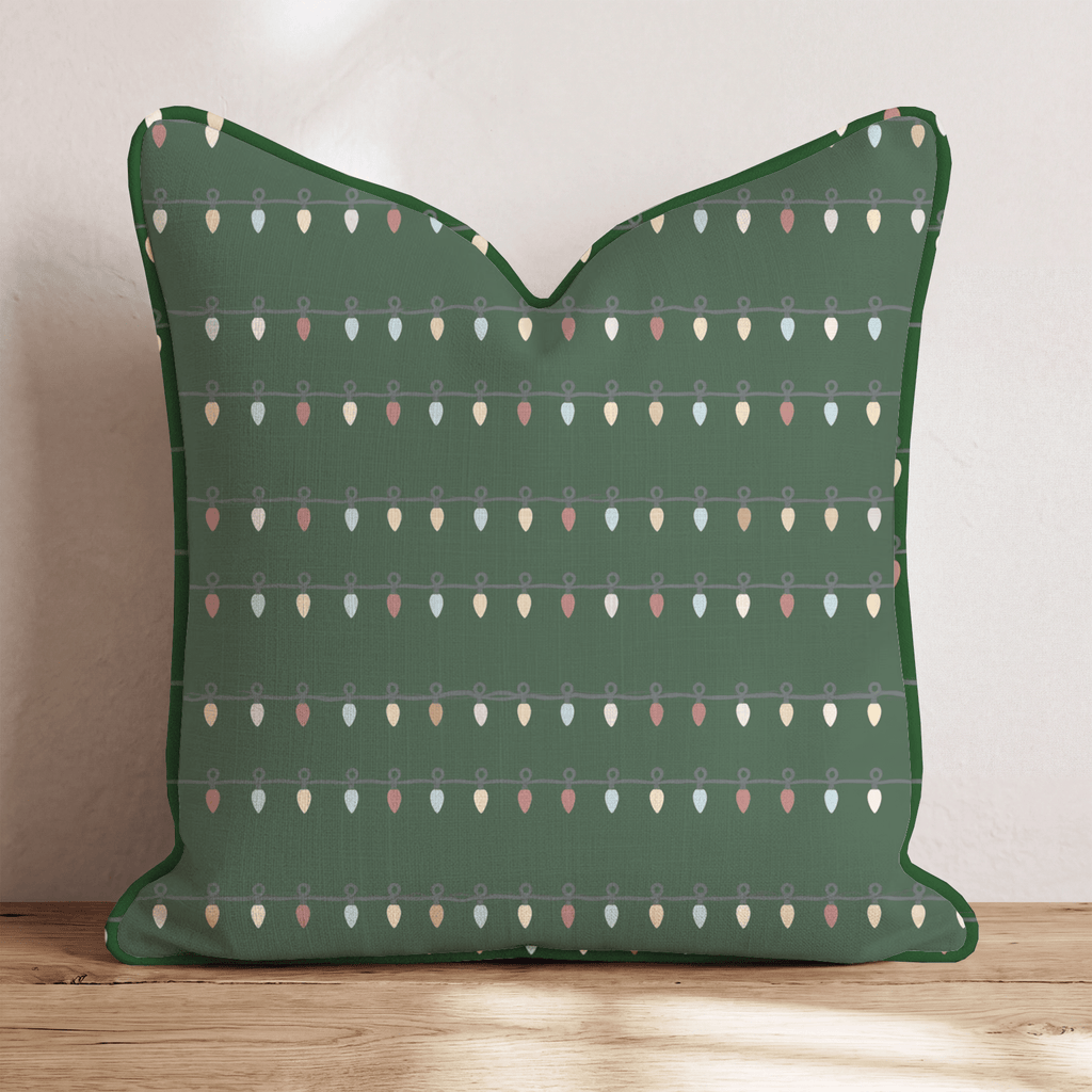 Strung Along Throw Pillow throw pillow - Hillcroft Home