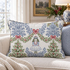 Sugar Plum Soiree Throw Pillow throw pillow - Hillcroft Home