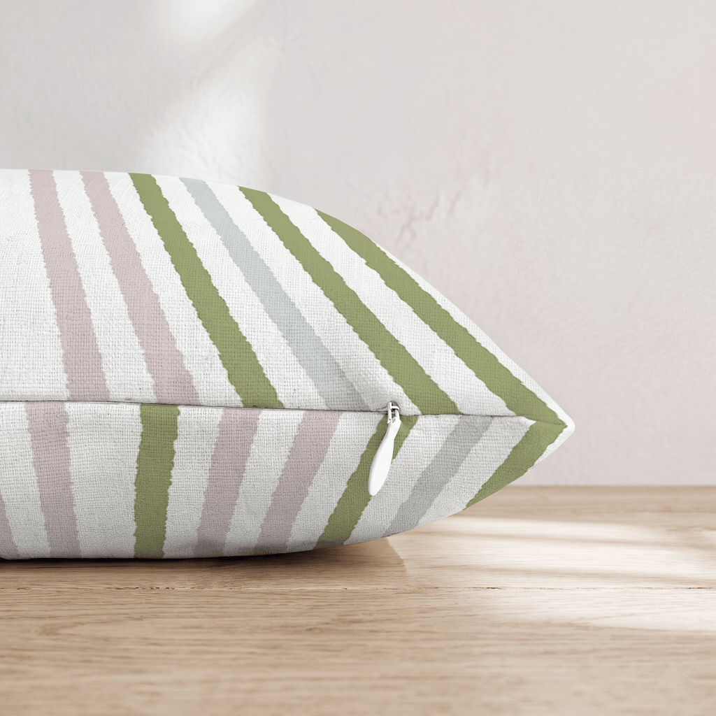 Sugarcane Line Throw Pillow - Hillcroft Home