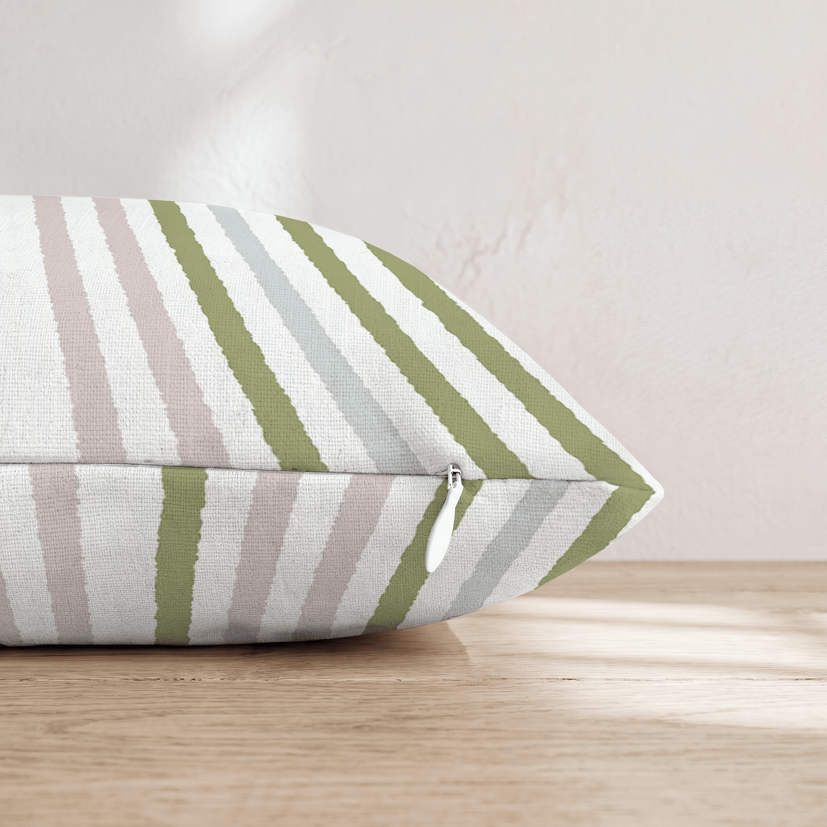 Sugarcane Line Throw Pillow - Hillcroft Home