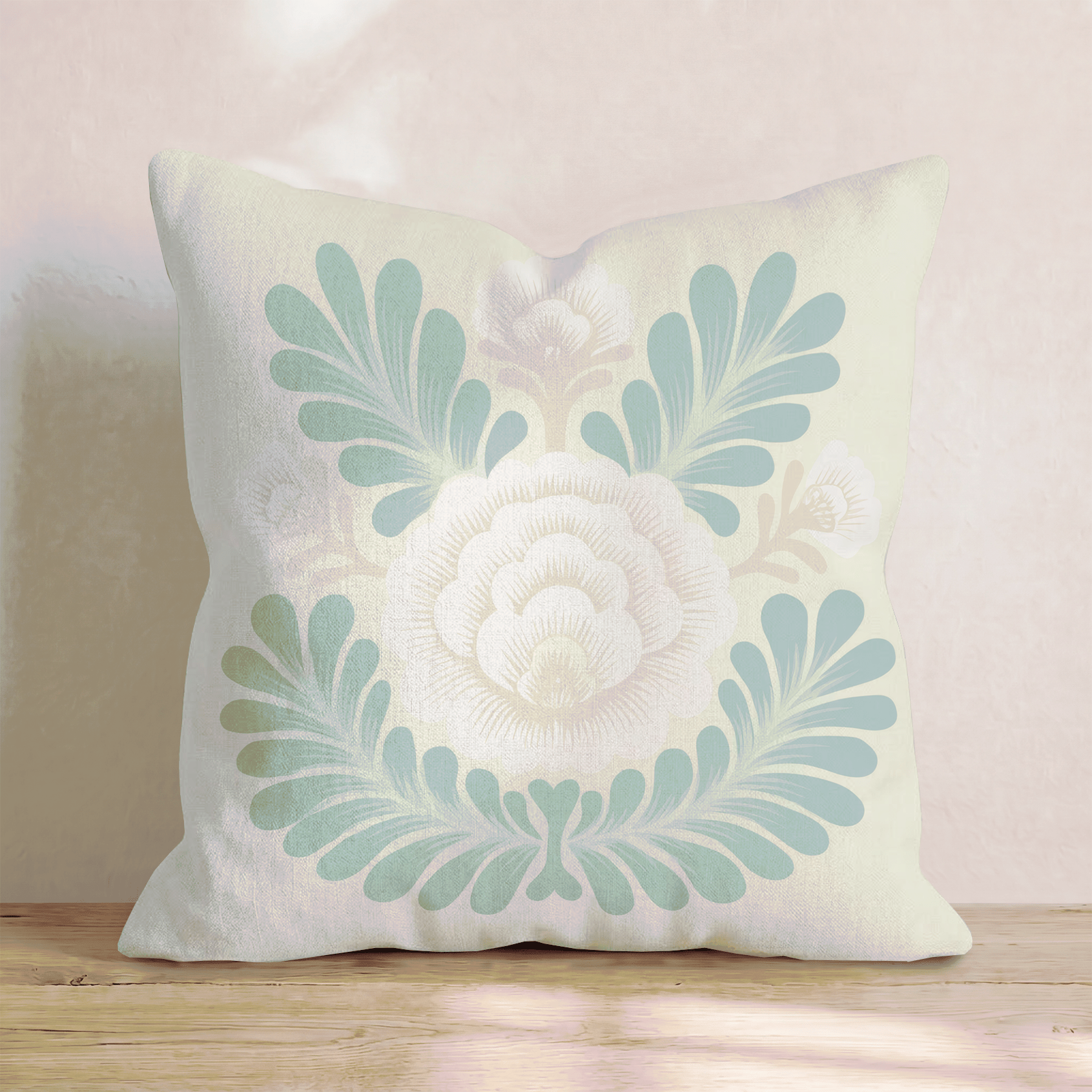 Summer Blossom Throw Pillow - Hillcroft Home