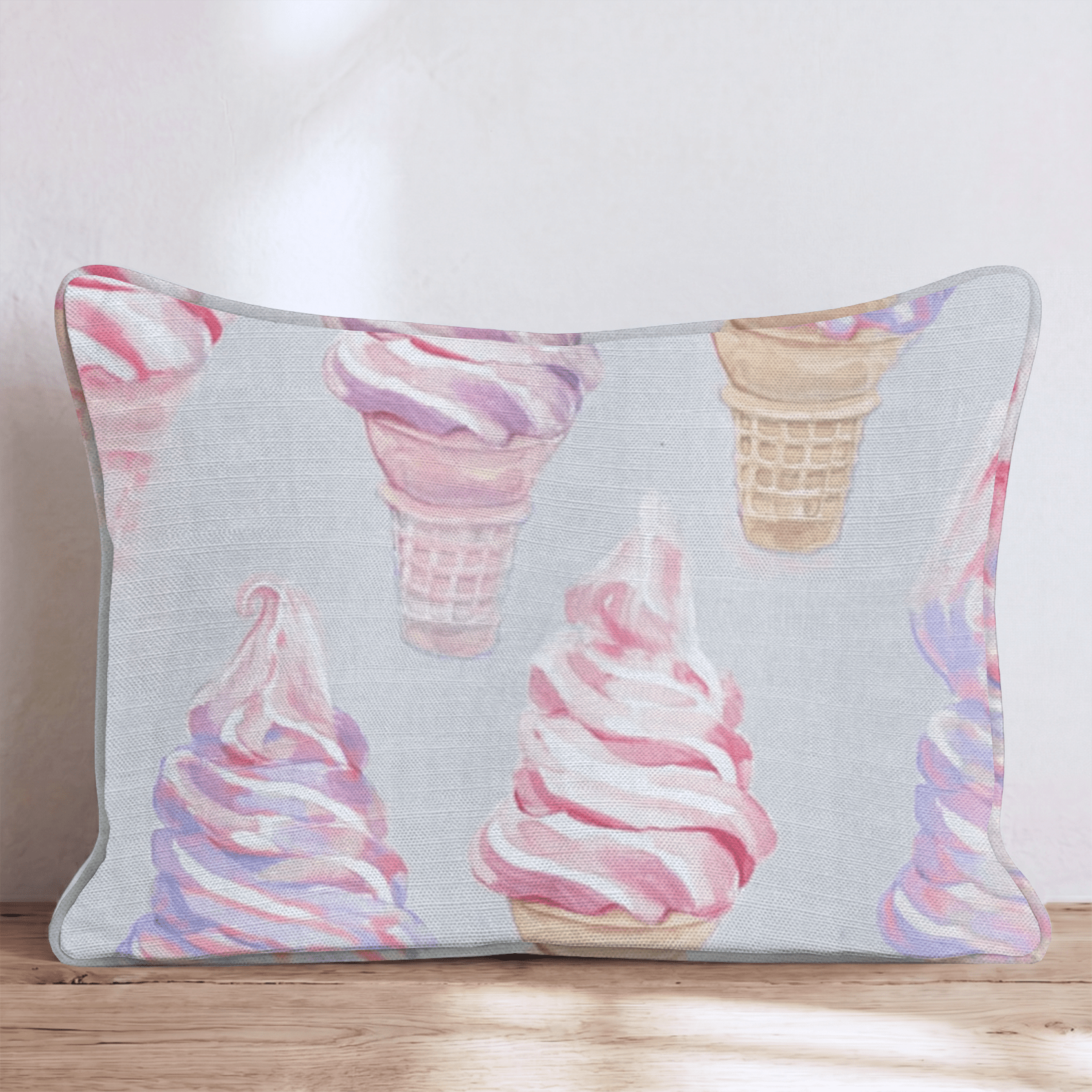 Summer Dream Cone Throw Pillow - Hillcroft Home