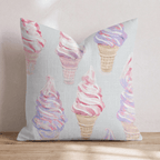Summer Dream Cone Throw Pillow - Hillcroft Home