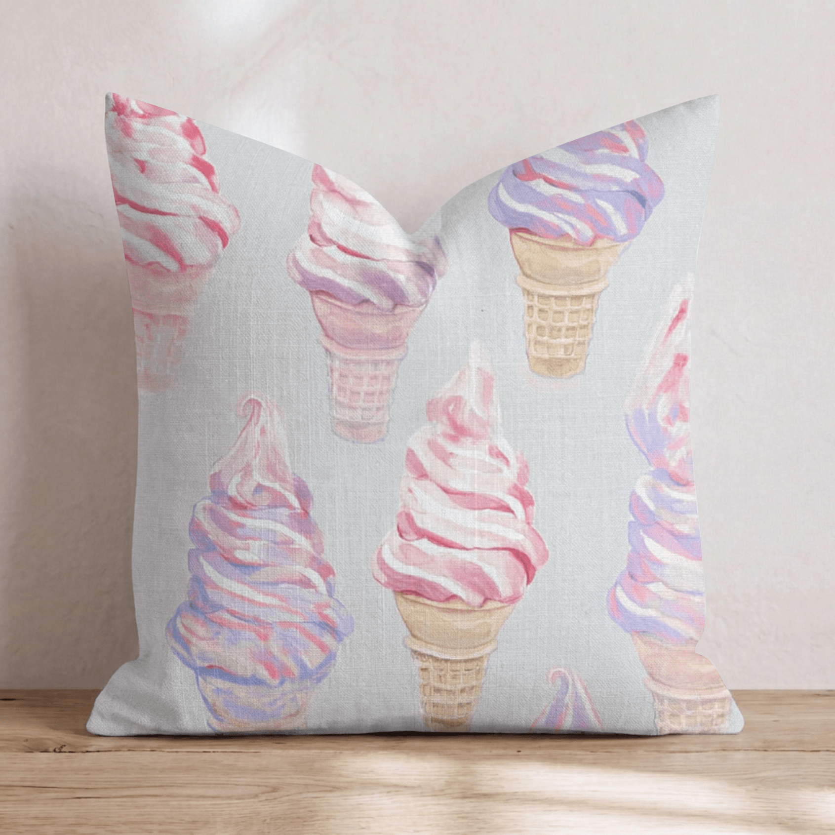 Summer Dream Cone Throw Pillow - Hillcroft Home