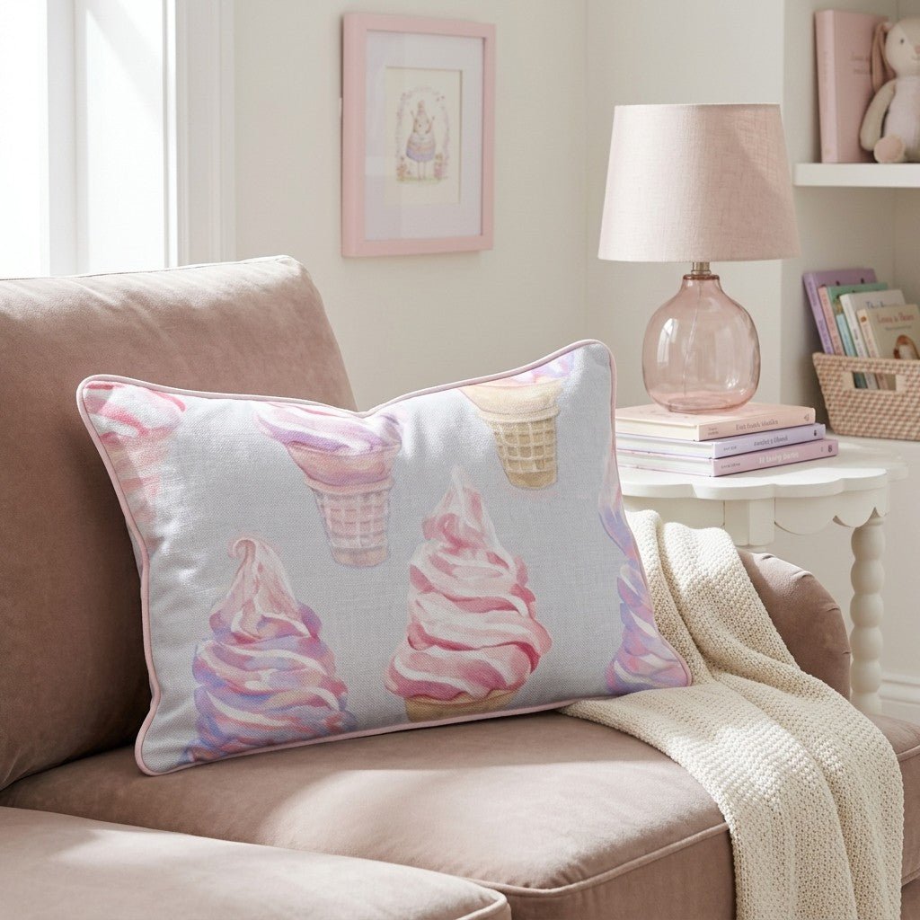 Summer Dream Cone Throw Pillow - Hillcroft Home