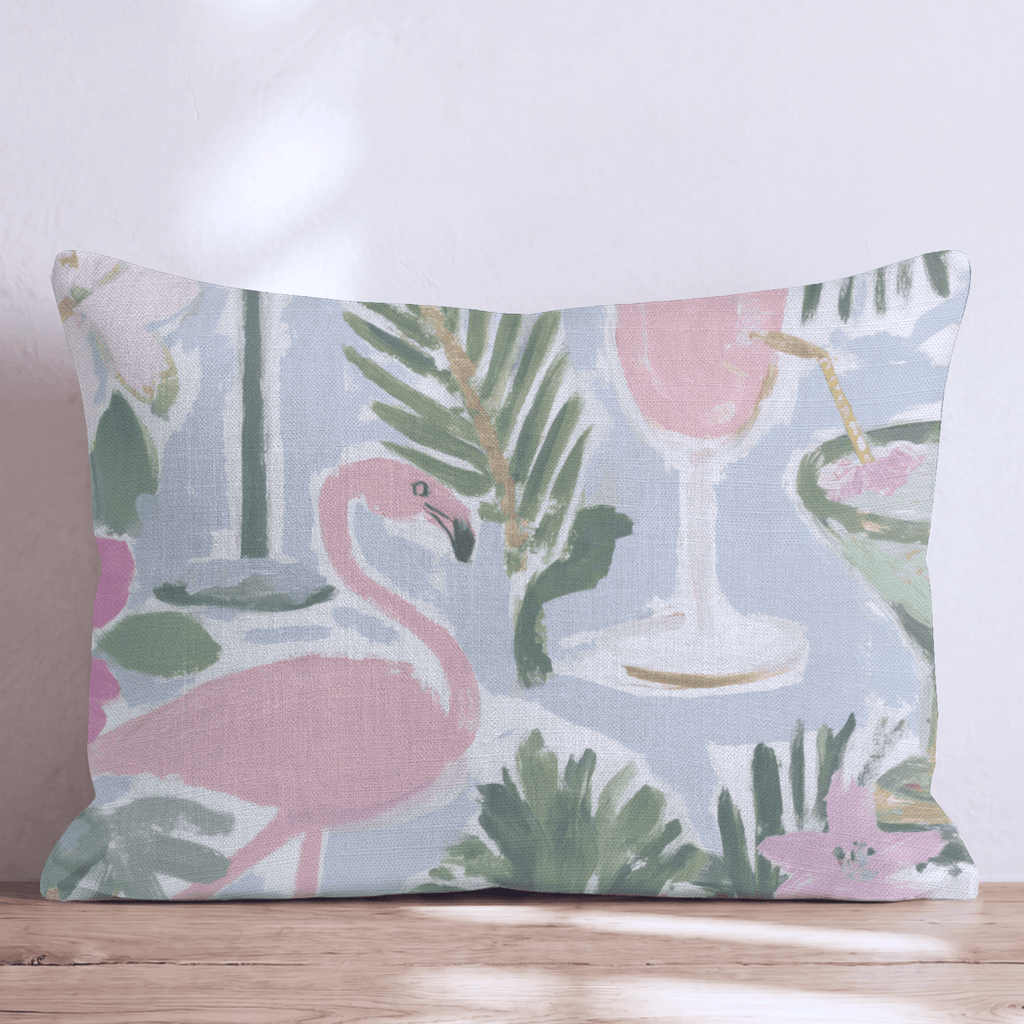 Summer Drinks Throw Pillow - Hillcroft Home
