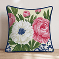 Summer Florals Throw Pillow - Hillcroft Home