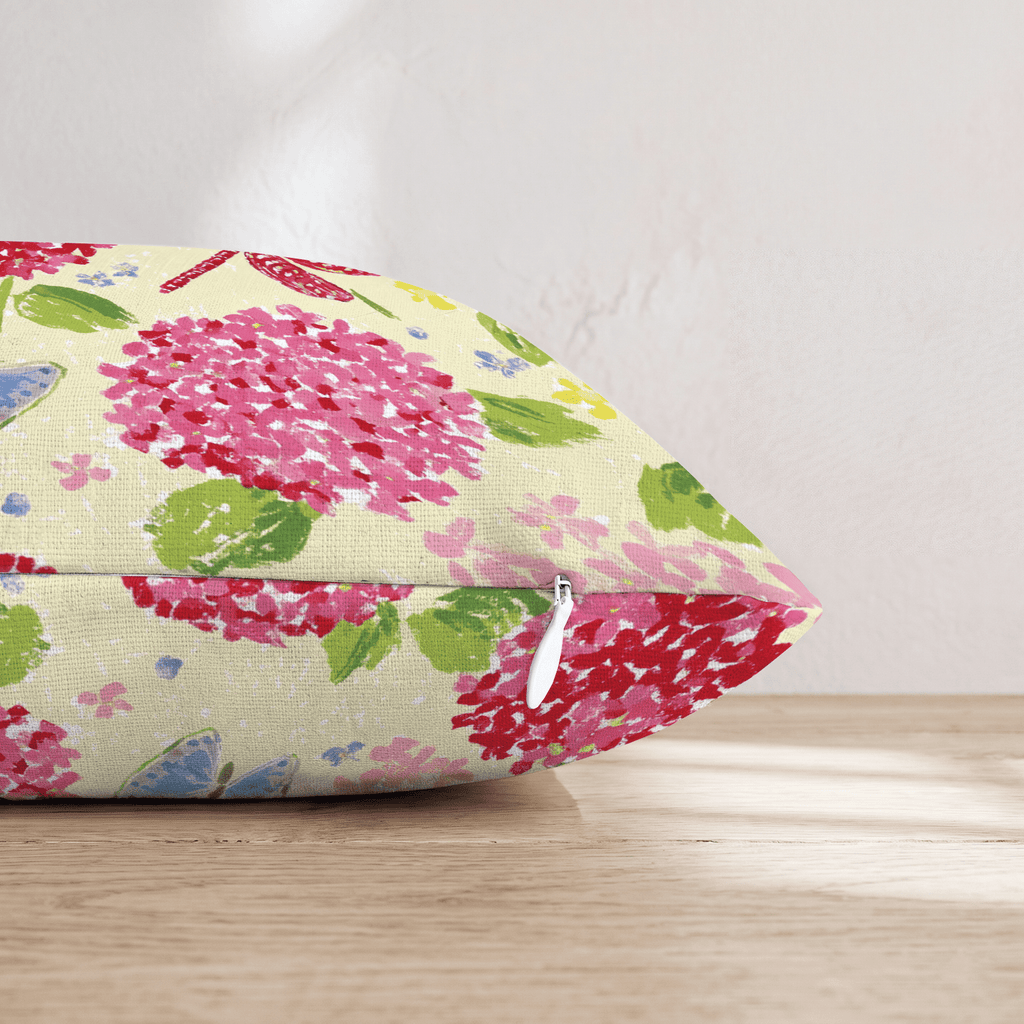 Summer Garden Throw Pillow - Hillcroft Home
