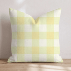 Summer Gingham Throw Pillow - Hillcroft Home