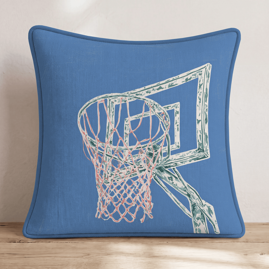 Summer Hoops Throw Pillow - Hillcroft Home