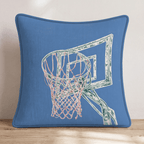 Summer Hoops Throw Pillow - Hillcroft Home