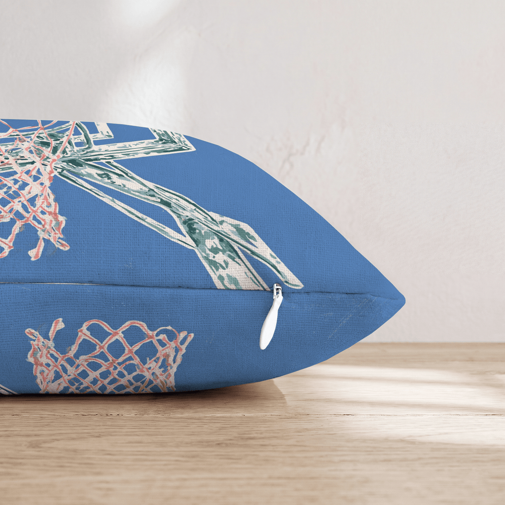 Summer Hoops Throw Pillow - Hillcroft Home