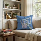 Summer Hoops Throw Pillow - Hillcroft Home