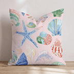 Summer Social Throw Pillow - Hillcroft Home
