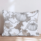 Sun Bleached Pumpkins Throw Pillow - Hillcroft Home