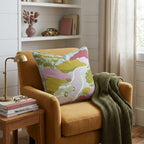 Sunday Drive Throw Pillow - Hillcroft Home