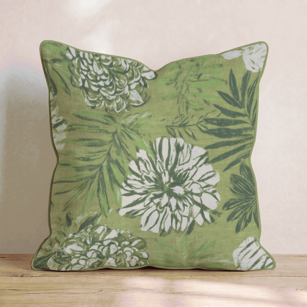 Sunlit Leaf Throw Pillow - Hillcroft Home