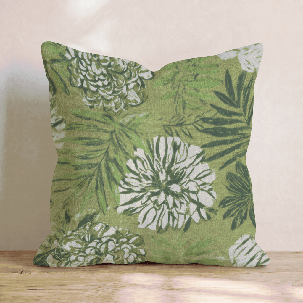 Sunlit Leaf Throw Pillow - Hillcroft Home
