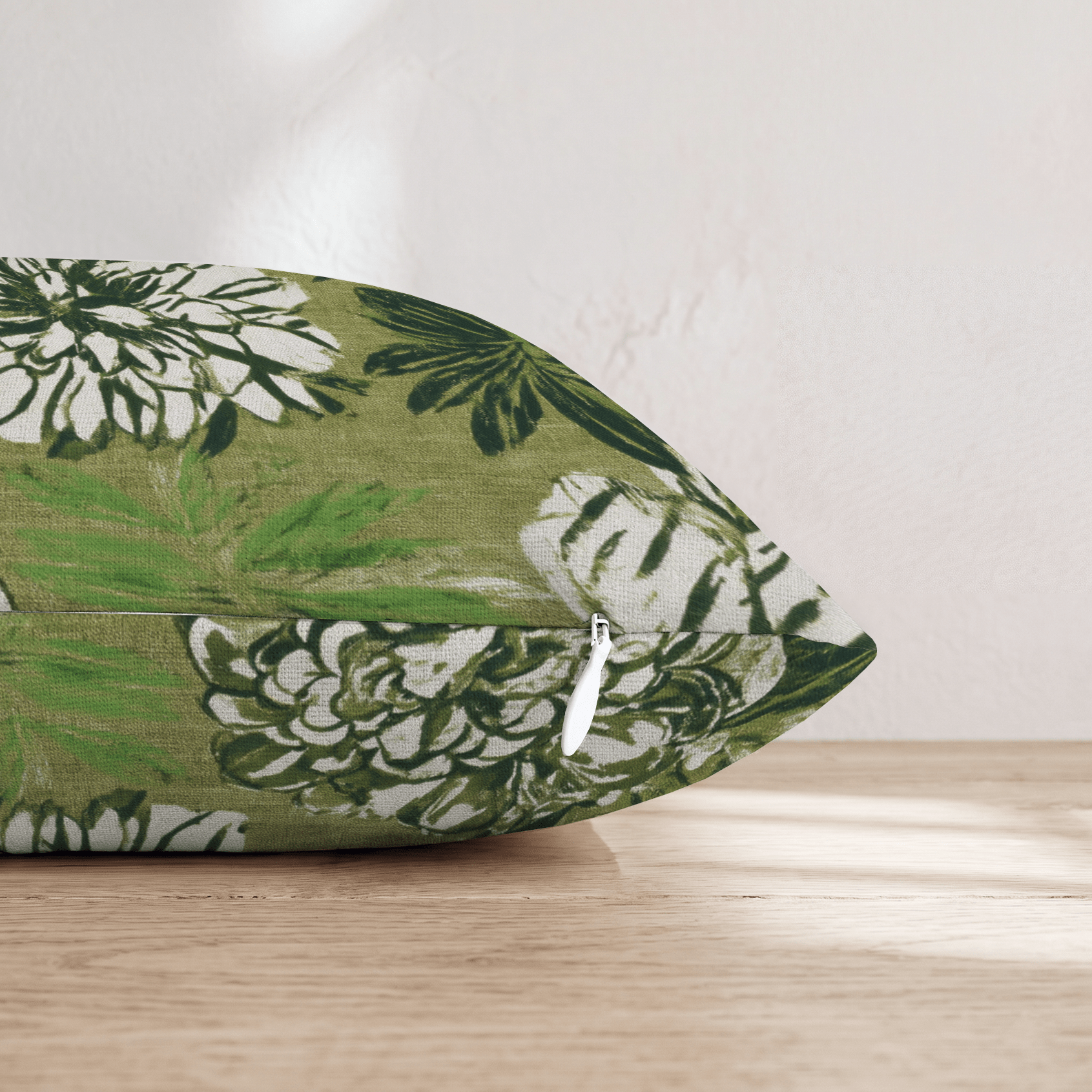 Sunlit Leaf Throw Pillow - Hillcroft Home