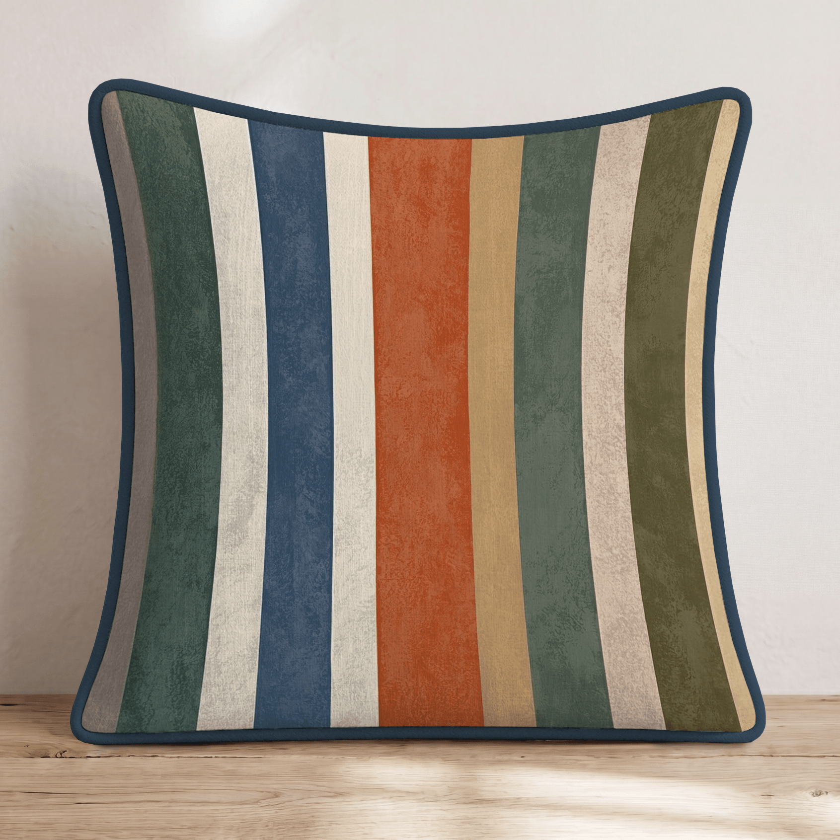 Sunny Days Stripes Throw Pillow - Hillcroft Home