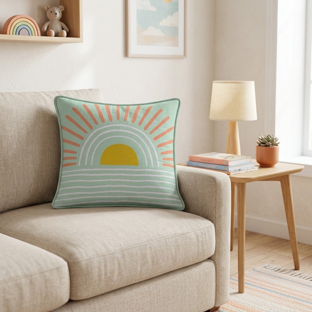 Sunrise Sunset Throw Pillow - Hillcroft Home