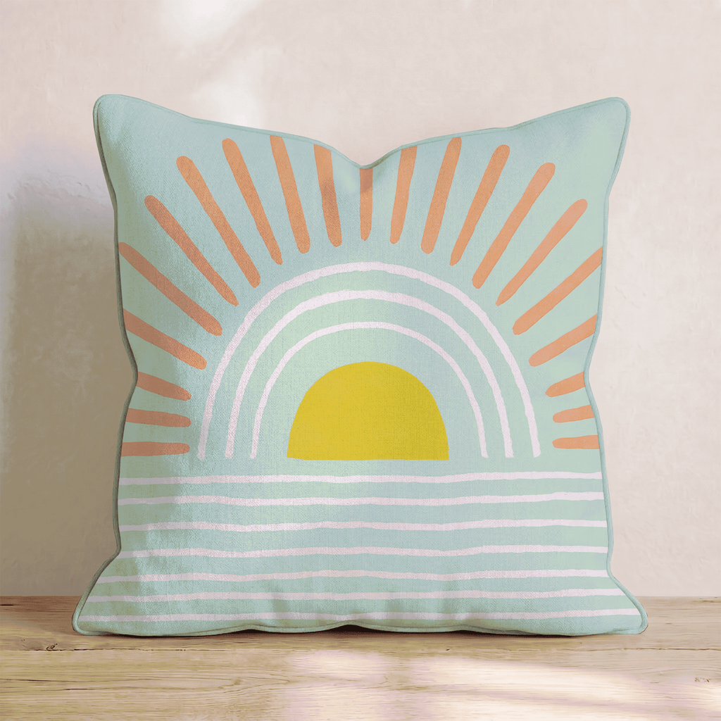 Sunrise Sunset Throw Pillow - Hillcroft Home