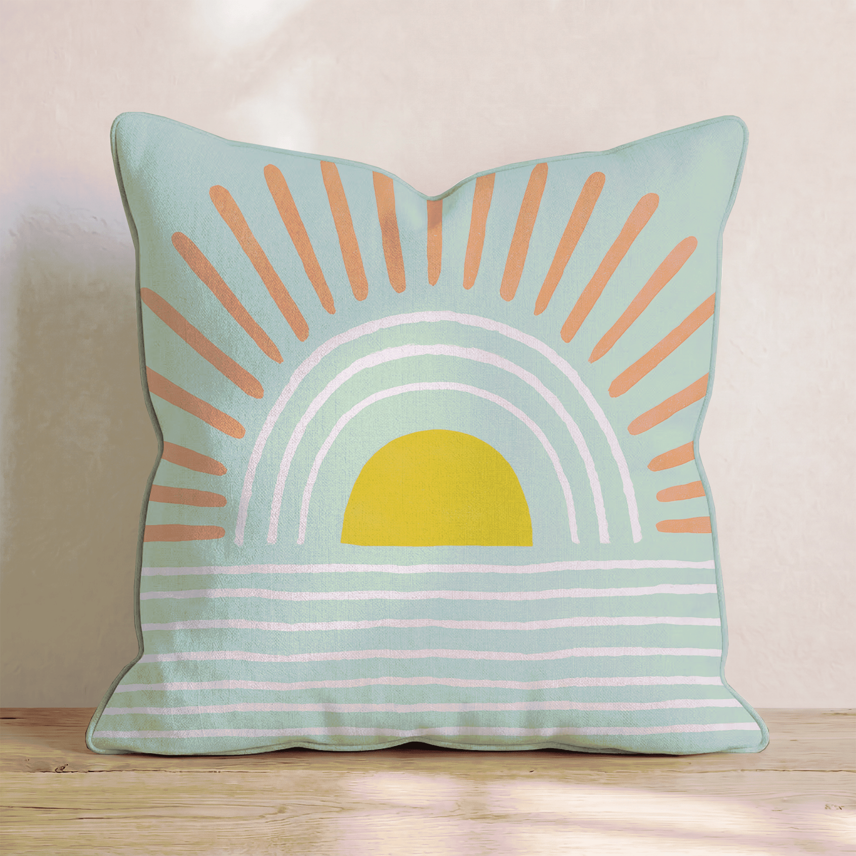 Sunrise Sunset Throw Pillow - Hillcroft Home