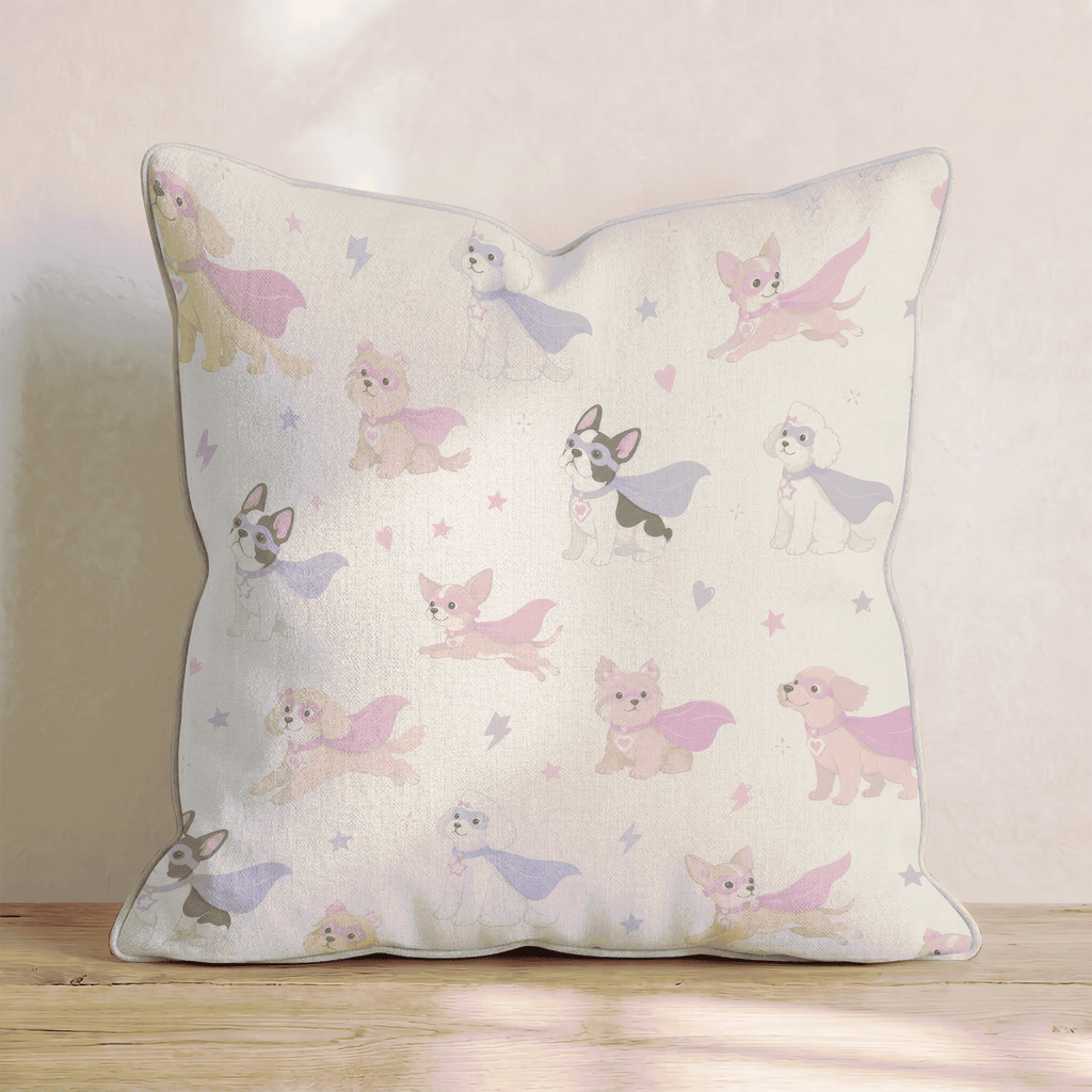 Super Pups Throw Pillow - Hillcroft Home