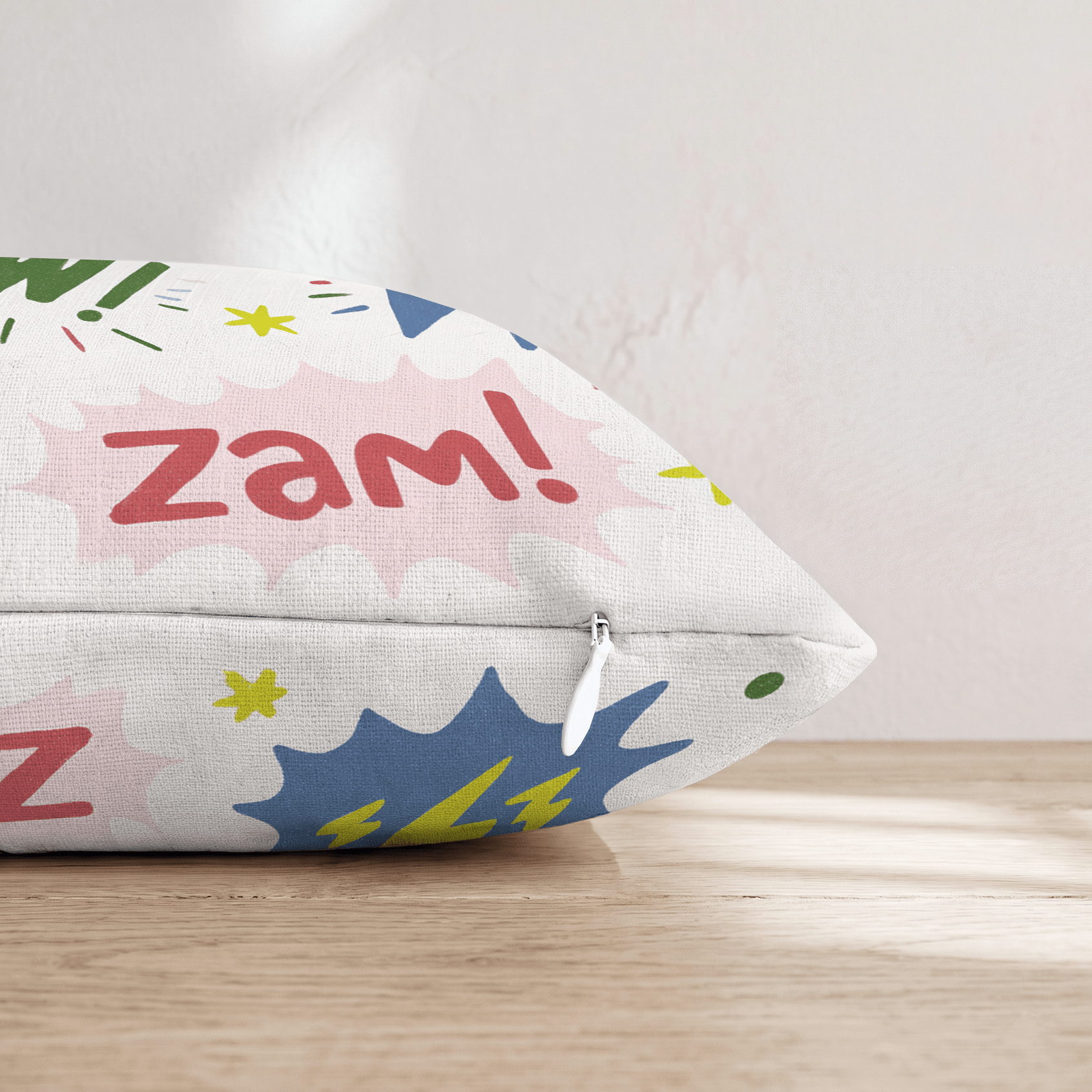 Superhero Comic Throw Pillow - Hillcroft Home