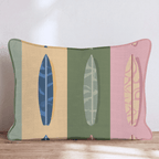 Surfboard Stripe Repeat Throw Pillow - Hillcroft Home