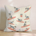 Surf's Up Aussie Throw Pillow - Hillcroft Home