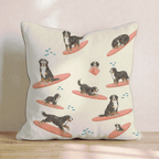 Surf's Up Bernese Throw Pillow - Hillcroft Home