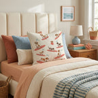 Surf's Up Brittany Throw Pillow - Hillcroft Home