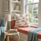 Surf's Up Bulldog Throw Pillow - Hillcroft Home