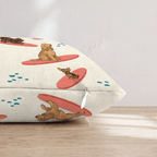 Surf's Up Cocker Spaniel Throw Pillow - Hillcroft Home